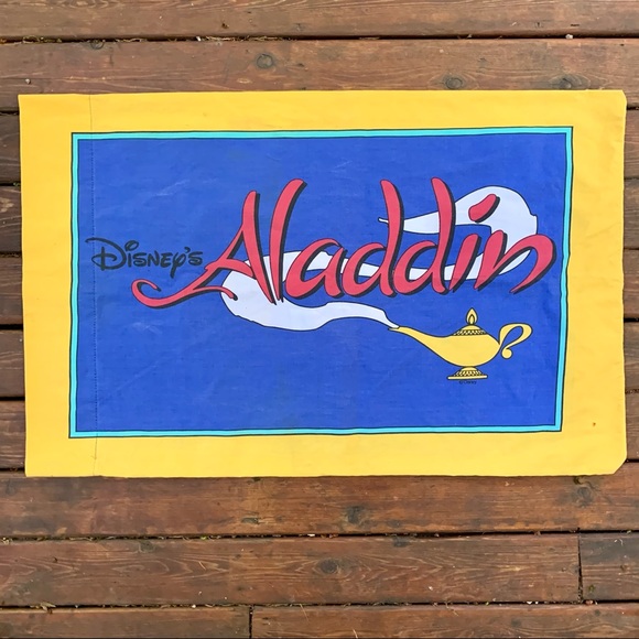 Vintage Disney 1992 Aladdin Pillowcase - Picture 2 of 6